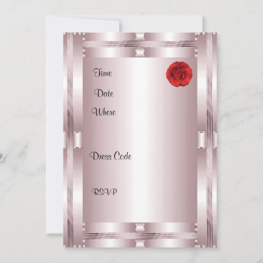 Mam's Graduation Party Formele Uitnodiging (Achterkant)