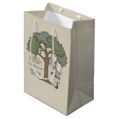 Mam's grootste woorden medium cadeauzakje (Voorkant Gekanteld)