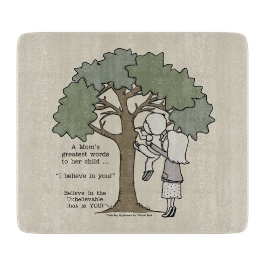 Mam's grootste woorden snijplank (Voorkant)