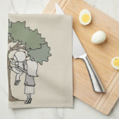 Mam's grootste woorden theedoek (Quarter Fold)