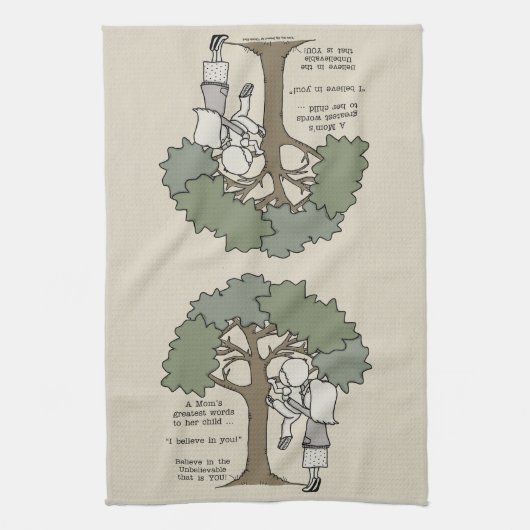 Mam's grootste woorden theedoek (Verticaal)