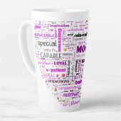 Mam's hart latte mok (Linkerhoek)