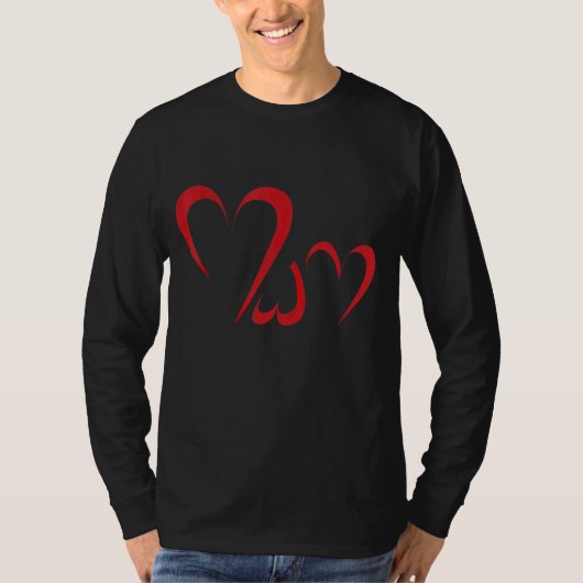 Mam's hart t-shirt (Voorkant)
