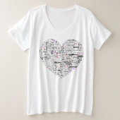 Mam's hart T-shirt (Design voorkant)