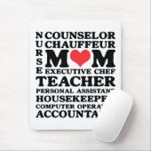 Mam's Jobs Moederdag Mousepad Muismat (Met muis)