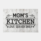Mam's Keuken hield van woordkunst Deurmat (Voorkant)