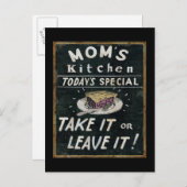 Mam's Kitchen Briefkaart (Voorkant / Achterkant)