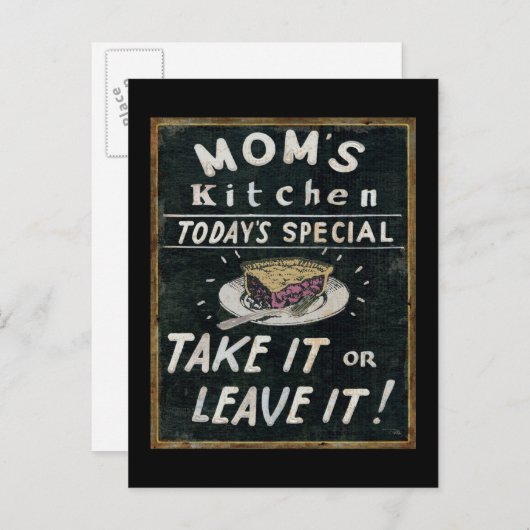 Mam's Kitchen Briefkaart (Voorkant / Achterkant)