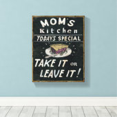 Mam's Kitchen Canvas Afdruk (Insitu (Houten vloer))