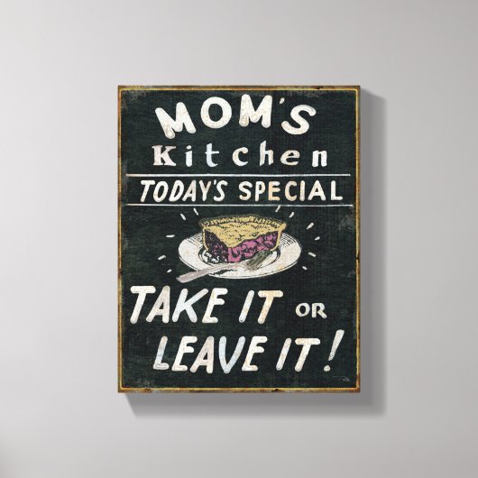 Mam's Kitchen Canvas Afdruk (Voorkant)