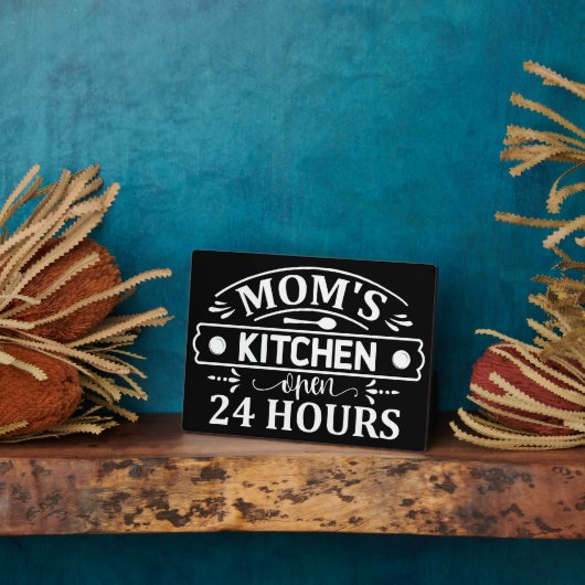 Mam's Kitchen Open 24 uur keuken Fotoplaat (Zijkant)