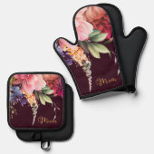 Mam's Kitchen Ovenwant & Pannenlap Set (Voorkant / Achterkant)