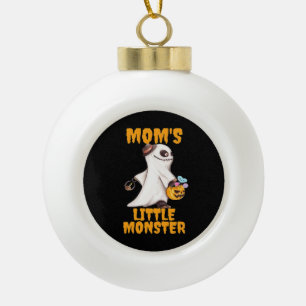 Mam's Kleine Boo Monster Grappige Grafiek Keramische Bal Ornament