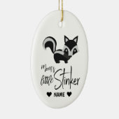 Mam's kleine Stinker Keramisch Ornament (Rechts)