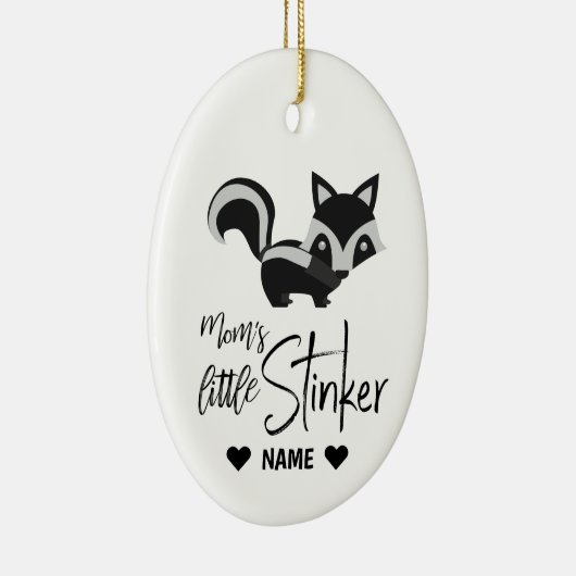 Mam's kleine Stinker Keramisch Ornament (Rechts)