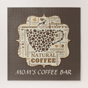 Mam's koffiebar decor legpuzzel