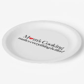 Mam's koken maakt alles beter papieren bordje (Gekanteld)