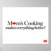 Mam's koken maakt alles beter poster (Voorkant)