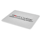Mam's koken maakt alles beter snijplank (Hoek)