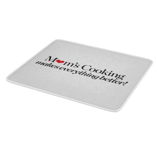 Mam's koken maakt alles beter snijplank (Hoek)