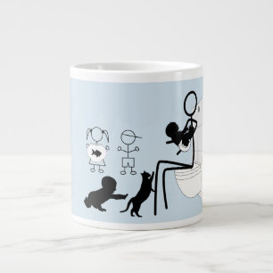 Mam's leven grote koffiekop