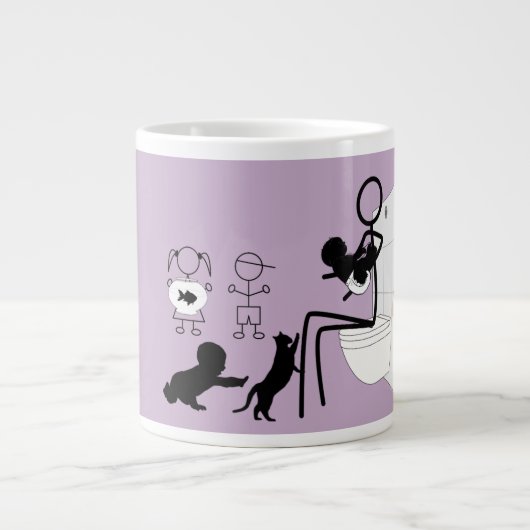 Mam's leven grote koffiekop (Voorkant)