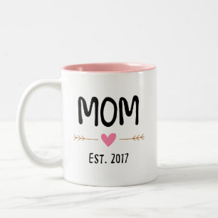 mams liefst 2017 tweekleurige koffiemok