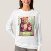 Mam's Love Blooms: Happy Moederdag T-Shirt (Voorkant)