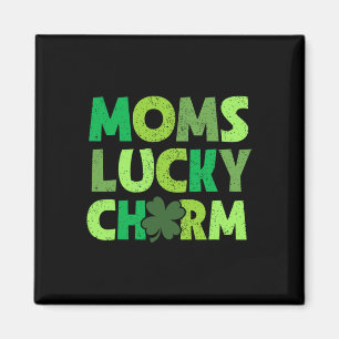 Mams Lucky Charm Ierse Klavers Kinderen Jongen Mei Magneet