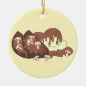 Mam's Maatloaf-gebroken aardappelen Gravy Food Foo Keramisch Ornament (Voorkant)