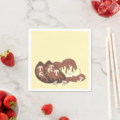 Mam's Maatloaf-gebroken aardappelen Gravy Food Foo Servetten (Insitu)