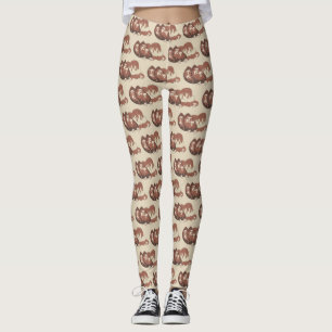 Mam's Meatloaf Diner Food Gravy Mashed Potates Leggings
