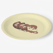 Mam's Meatloaf Home Cooking Mashed Potates Gravy Papieren Bordje (Gekanteld)