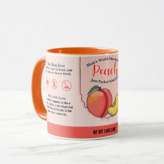 Mam's Mok van peach Love Jam van wereldklasse