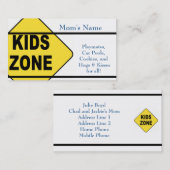 Mam's oproepkaart contactkaartje (Voorkant / Achterkant)