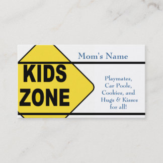 Mam's oproepkaart contactkaartje