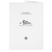 "Mam's Orders" Beer Cub Kaart (Achterkant)