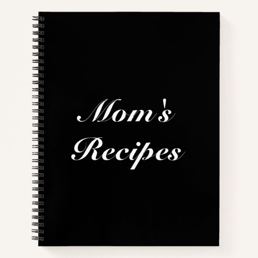 Mam's Recipes, Moederdag Birthday gift aangepast Notitieboek (Voorkant)