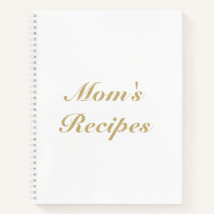 Mam's Recipes, Moederdag Birthday gift aangepast Notitieboek
