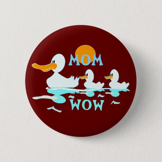 Mam's reflectie ronde button 5,7 cm (Voorkant)