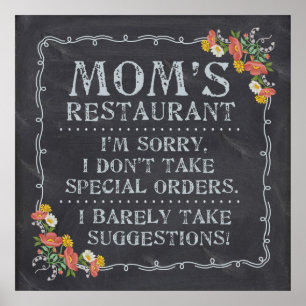 Mam's restaurant poster