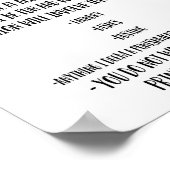 Mam's schoolregels, Homeschool regels, grappige re Poster (Hoek)