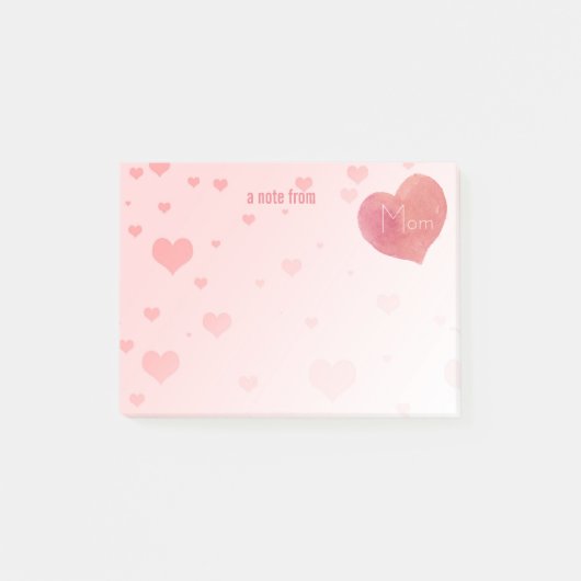 Mam's Signature Heart Post-it Notes (Voorkant)