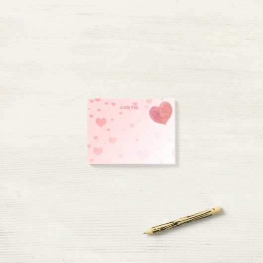 Mam's Signature Heart Post-it Notes (Op bureau)