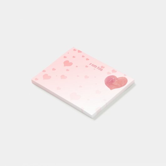 Mam's Signature Heart Post-it Notes (Schuin)