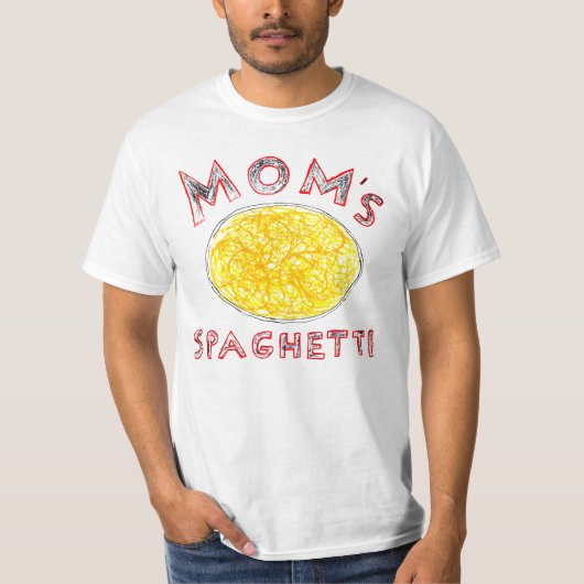 Mam's Spaghetti T-shirt (Voorkant)