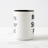 Mam's Starter Fluid Funny Morning Moederdag Tweekleurige Koffiemok (Center)