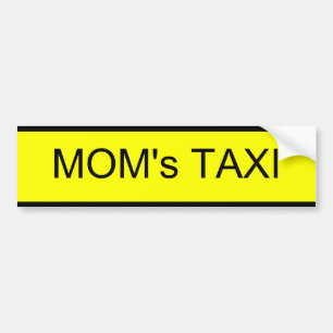 Mam's taxi bumpersticker