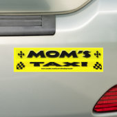 Mam's Taxi Bumpersticker (Op auto)