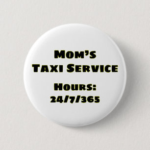 Mam's Taxi Ronde Button 5,7 Cm